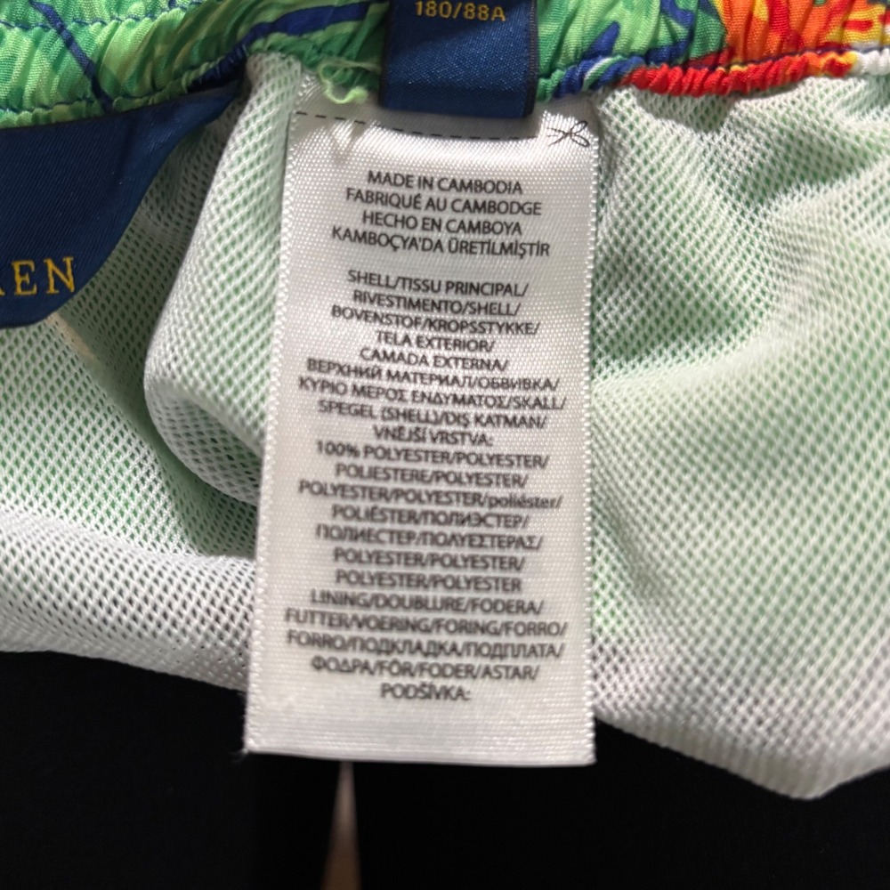 Polo Ralph Lauren 8.5" Kailua Classic Fit Mesh Lined Swim Trunks Large - Picture 7 of 11
